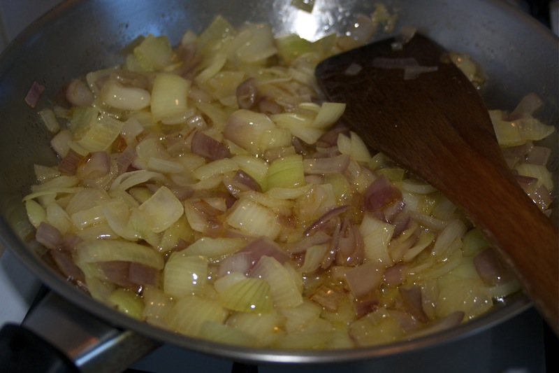 Slowcook your onions and stir every now and then